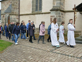 Karfreitagsliturgie und Karfreitagsprozession in Naumburg (© Karl-Franz Thiede)